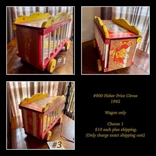 Vintage Fisher Price Big Preforming Circus 900 PARTS