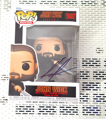 Funko POP! John Wick Kapitel 4 signiert von Keanu Reeves #1687 - SWAU COA