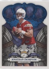 2010 Panini Crown Royale Blue 42/100 Jonathan Crompton #156 fm0