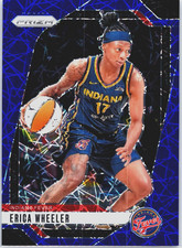 ERICA WHEELER, 2024 Panini Prizm WNBA, BLUE VELOCITY Prizm, FEVER *COLOR MATCH*