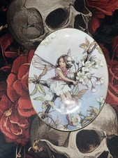 The Wild Cherry Blossom Fairy Plate by Royal Worcester 75 Years Limited Edition