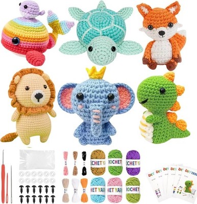 Crochet Kit for Beginners, Learn to Crochet,Step-by-Step Video Tutorial,Crochet
