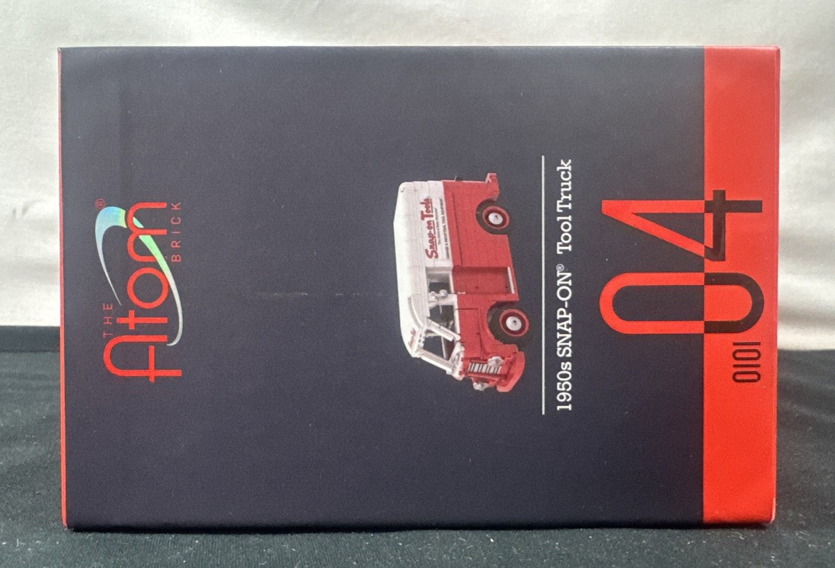 Snap-on Tools Atom Brick 1950's Tool Truck New in Box 1:25 Scale