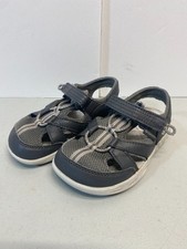 Columbia Youth Techsun Wave Boys Shark Grey Outdoor Strap Sandals Size 11