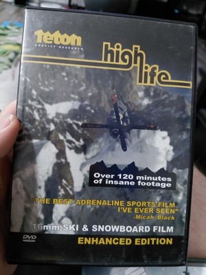 Teton Gravity Research High Life DVD Film Ski Snowboard