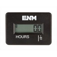 1PC ENM COMPANY T44F65C Hour Meter, Rectangular, No Holes, 6-Digit, 4.5-60V
