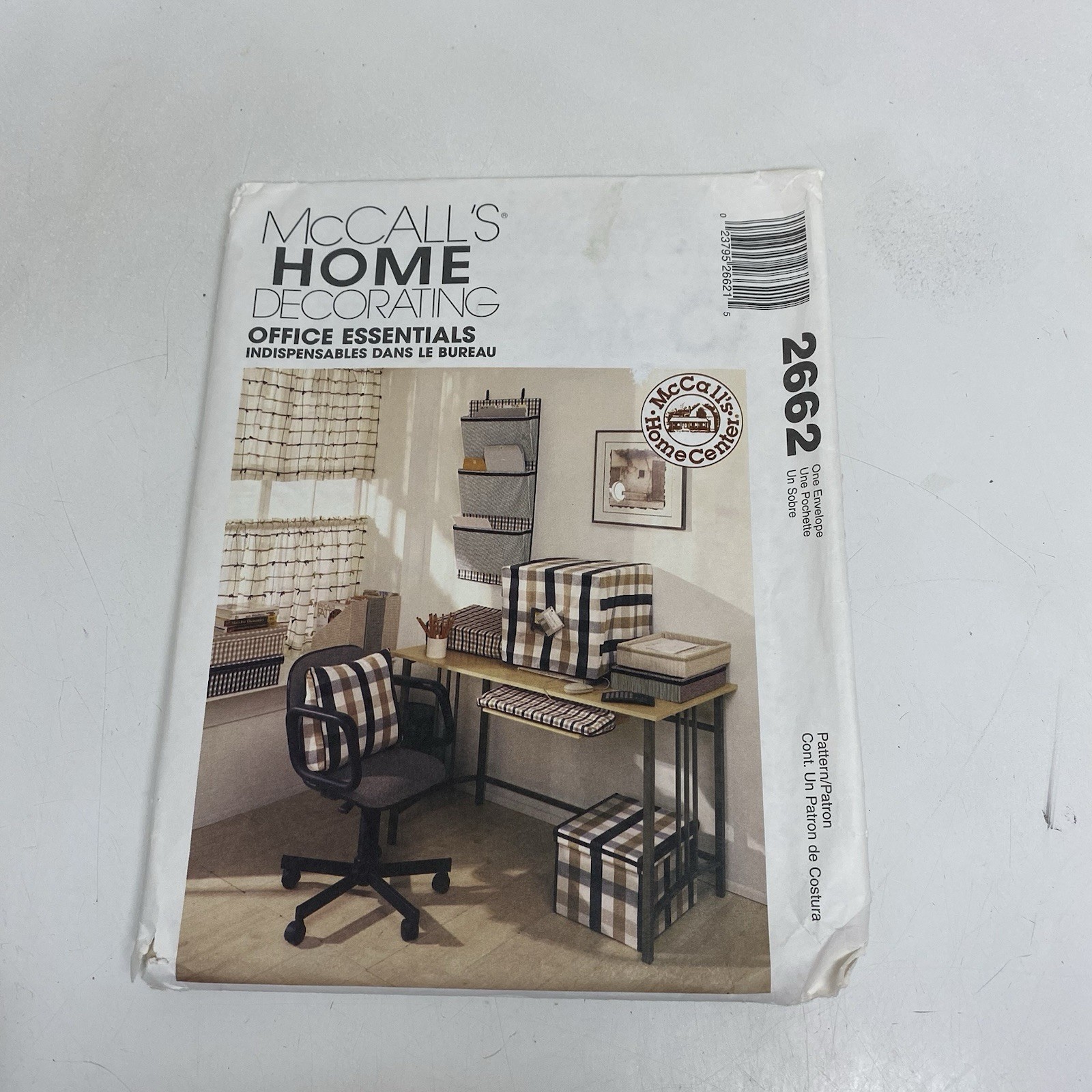 McCalls Pattern 2662 Home Decorating Office Essentials 9 Styles