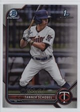 2022 Bowman Draft Chrome Refractor Tanner Schobel #BDC-28 1t44