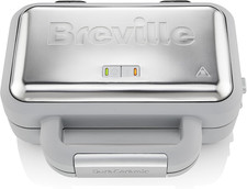 Breville Duraceramic Waffle Maker | Non-Stick and Easy Clean Waffle Iron with De