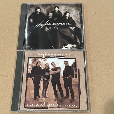 Highwaymen 2 CD Lot: Highwaymen 2 & The Road Goes on Forever (Cash, Nelson, etc) - Image 1 of 4