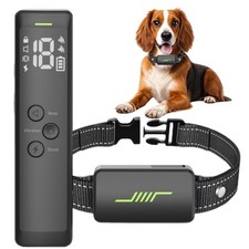 3300 FT Dog Shock Training Collar USB Rechargeable Waterproof 3 Training Modes