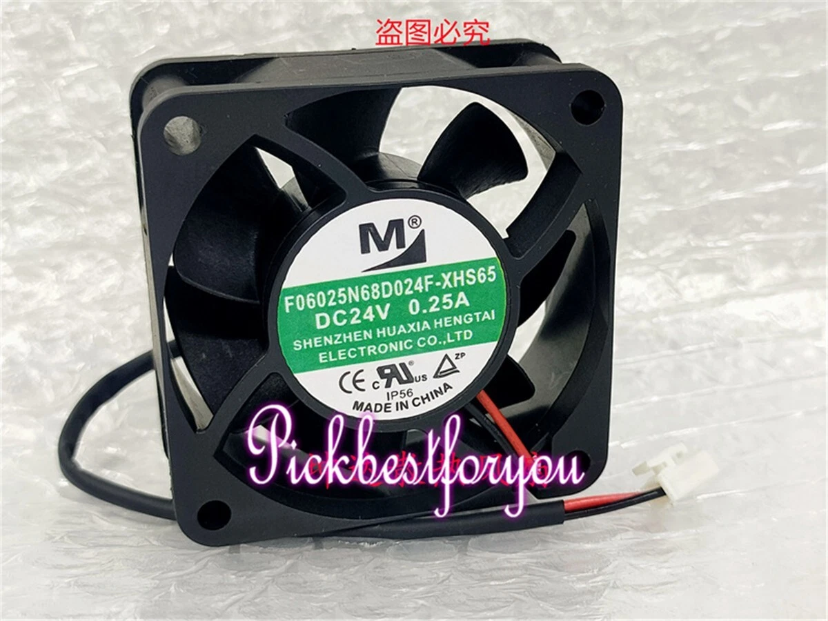 1PC YM F06025N68D024F-XHS65 2wire 24v 0.25A Cooling Fan #H41 YD | eBay