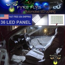 1x 6000k Xenon White 36 Led Panel Light For Dome Map Cargo Trunk Lights 36pw