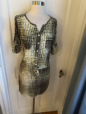 TAYLOR & COMPANY MINT COFFEE COLOR LATINO SHEATH DRESS-SIZES-BLACK LINING-NWT!  