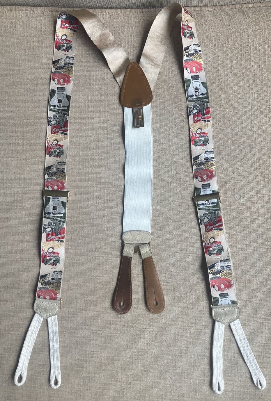 RARE Trafalgar Limited Edition Braces Silk Suspenders… Gem