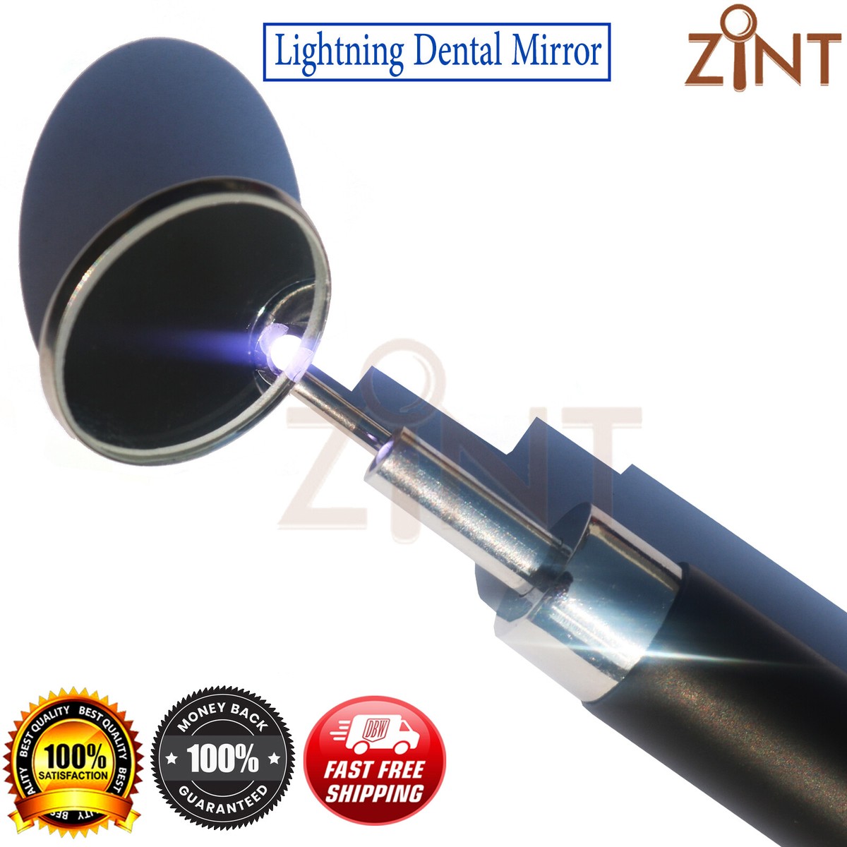 Tooloflife Dental Oral Mirror Mouth Inspection Long Handle For Dental Students Dentist Stainless Steel Glass