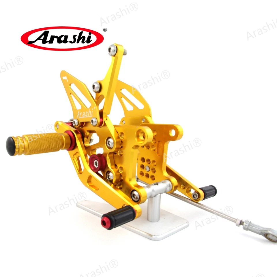 Juego de estriberas traseras para Triumph Speed Triple 1050 R 2005 2006 2007 2008 2009 2010 Foto 2 de 4