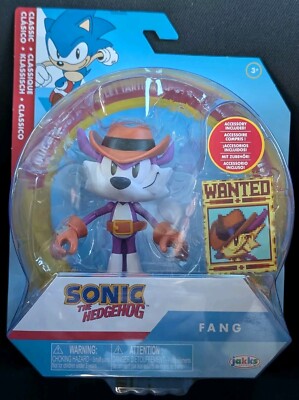 Sonic The Hedgehog Fang the Hunter 4'' Posable Figure Brand New