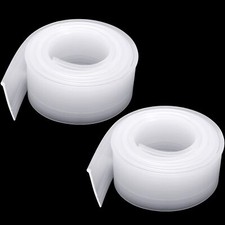 Silicone Shower Door Bottom Seal Strip Door Sweep Replacement for Bathroom