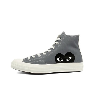 COMME DES GARCONS CDG PLAY CONVERSE GRAY HI UNISEX AZ-K122-001-1