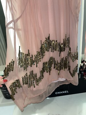 rose gold great gatsby dress Charlize Gatsby Dress