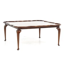 Tomlinson Sophisticate Mid Century Walnut and Burlwood Coffee Table