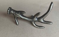 Schubladengriff Schrankgriff Griff Knopf Geweih Hirschgeweih Jagd 14 X 4X 9 Cm
