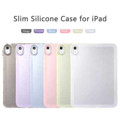 Slim Silicone Case For iPad (A16) 11th Gen 2025 / iPad 10th Gen 10.9 Clear Cover