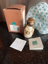 Thun Krippe Presepe Originale joseph with Lantern Figurine Nativity bianco