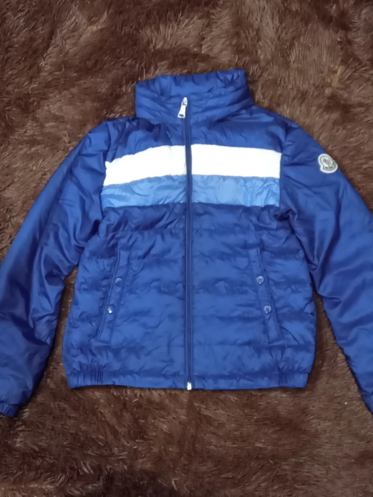 Giubbotto Moncler ragazzo leggero imbottito. Misura 8 Y 130 cm