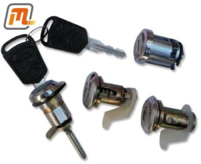 FORD Cortina MK4 MK5 locking cylinder set 4-pieces chromed