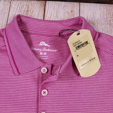 NEW Tommy Bahama Very Berry Polo Shirt Size M MSRP 110