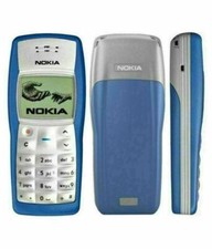 New condition NOKIA 1100 Blue UNLOCKED MOBILE PHONE - UK 12 Months WARRANTY