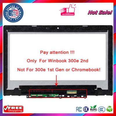 Lenovo 300e Chromebook 2nd Gen 11.6 HD 81MB LCD Touch Screen Bezel