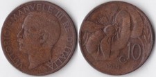 VITT. EMAN. III 10 CENTESIMI APE 1919 - RARA -