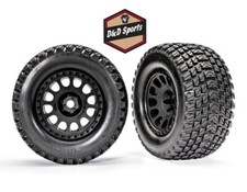 Traxxas 7872 - Tires Wheels Assembled Race Black Wheels Gravix Tires Xrt Traxxas 7872 - Tires Wheels Assembled Race Black Wheels Gravix Tires Xrt