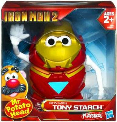 MARVEL HEROES Iron Man 2 TONY STARCH Mr Potato Head NEW IN BOX