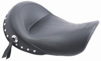 Mustang Motorcycle Solo Driver Seat W/studs Black For Harley Fxd 04-05 on sale Mustang Motorcycle Solo Driver Seat W/studs Black For Harley Fxd 04-05 on sale