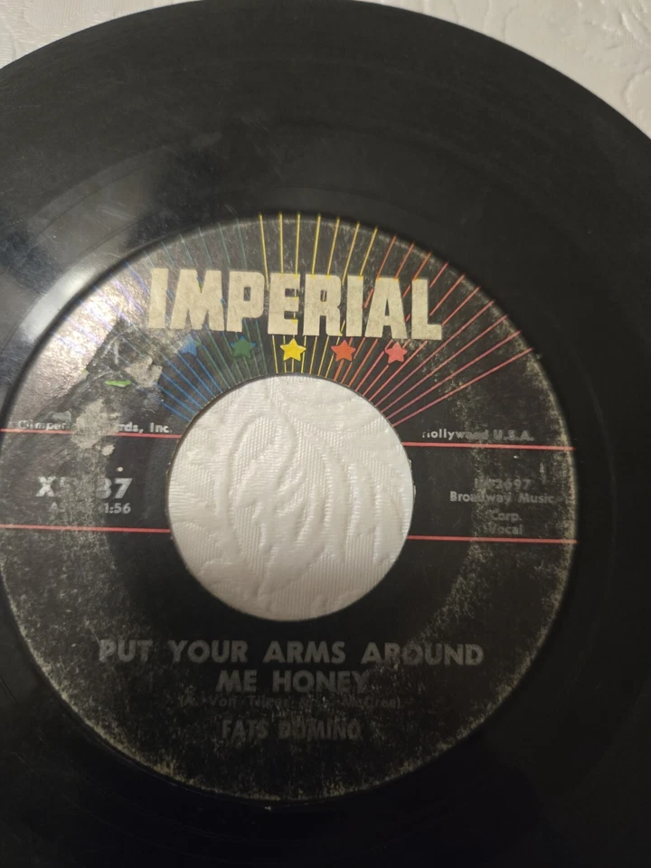 Put Your Arms Around Me Honey/Three Nights A Week By Fats Domino (Vinyl 45 1960) - Image 2 of 4