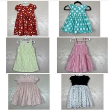 Gymboree Girls lot of 6 floral summer dresses different brand size 24 months