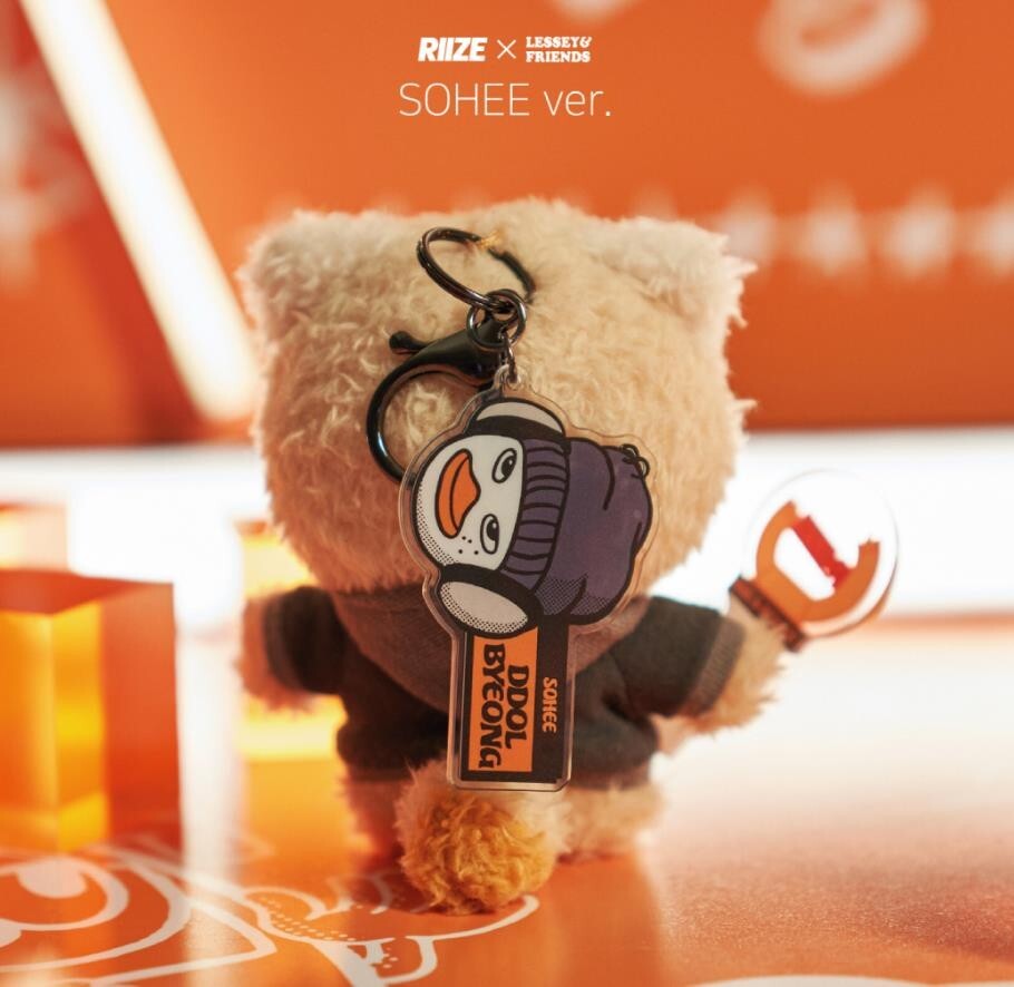 RIIZE SMTOWN OFFICIAL GOODS EVER RIIZE LESSEY KEY RING & PHOTOCARD