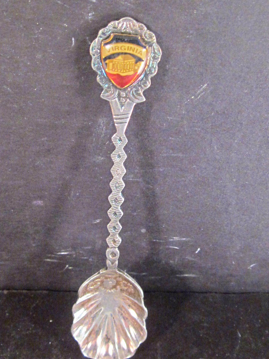 Vintage Union Japan Silver VIRGINIA SOUVENIR SPOON 4 1/2