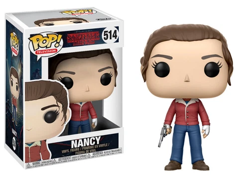 Funko Pop! Vinyl: Stranger Things - Nancy Wheeler (w/ Gun) #514