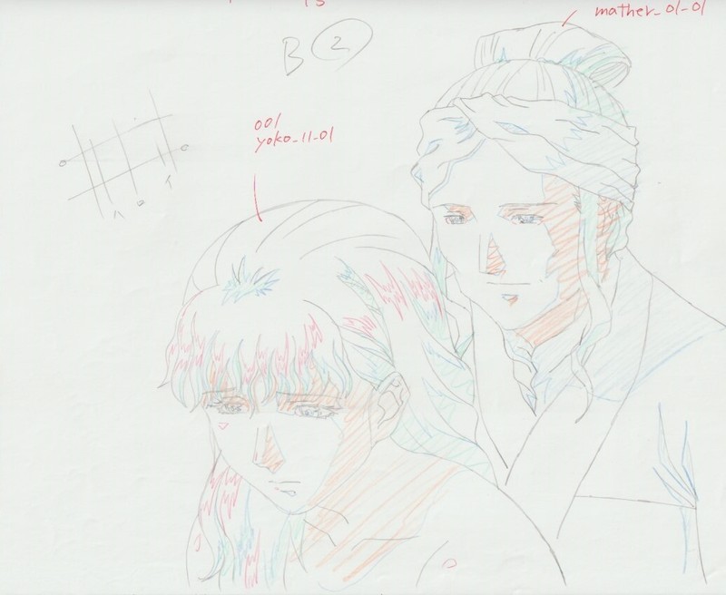 The Twelve Kingdoms Juuni Kokki Genga Douga Original Sketches Pierrot - Youko