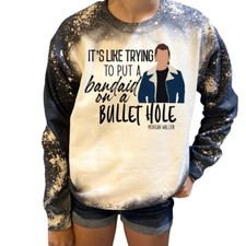 Custom Bleached Country Music Inspired Wallen Sweatshirt