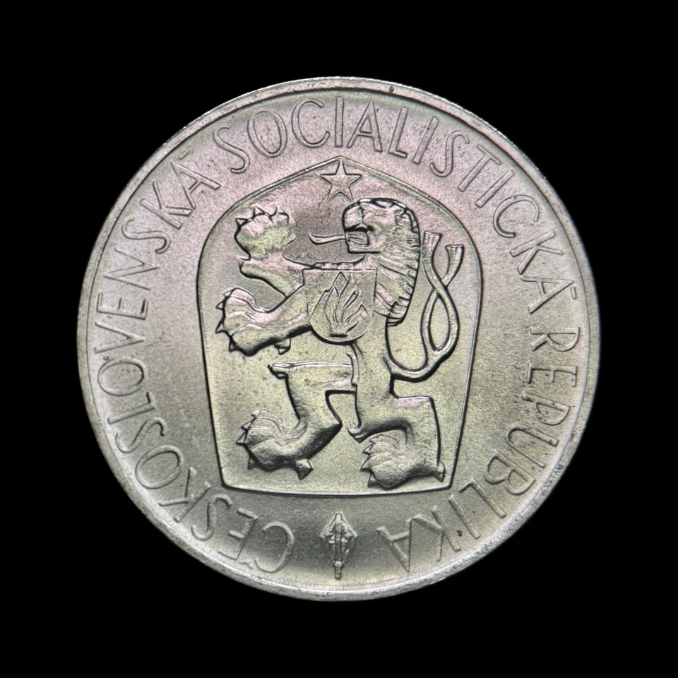 CZECHOSLOVAKIA. 1965, 10 Korun, Silver - Jan Hus - Image 2 of 4