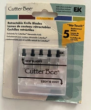 NEW Cutter Bee EK Retractable Knife BLADES 5 Replacement METAL Craft Scrapbook