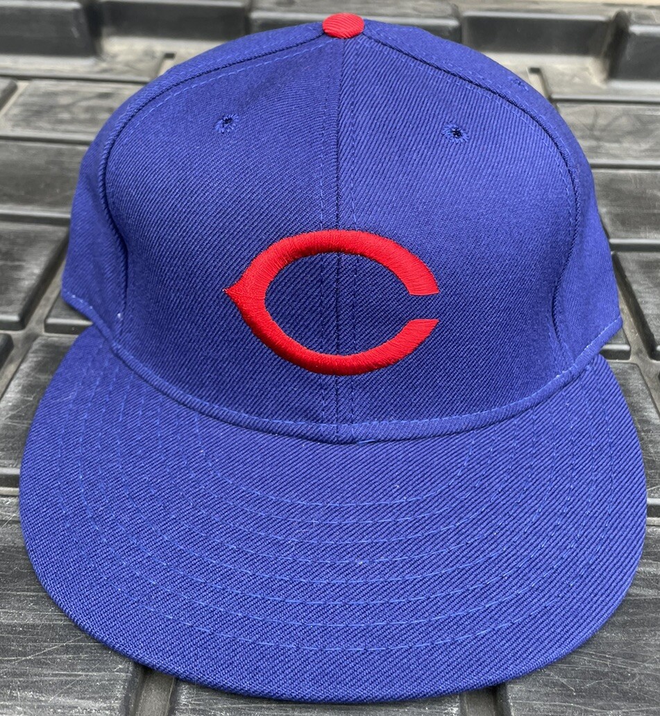 vintage-cincinnati-reds-annco-pro-model-100-wool-hat-cap-mlb-size-7