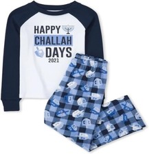 The Children's Place Kids' 2 Piece Christmas Pajamas, Fleece, Size S