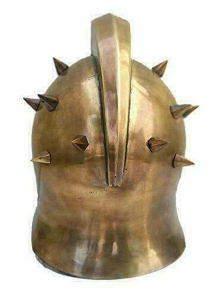 Mittelalterlicher Gladiator Stahlhelm König Leonidas Fighter Gladiator Helm - Bild 2 von 3